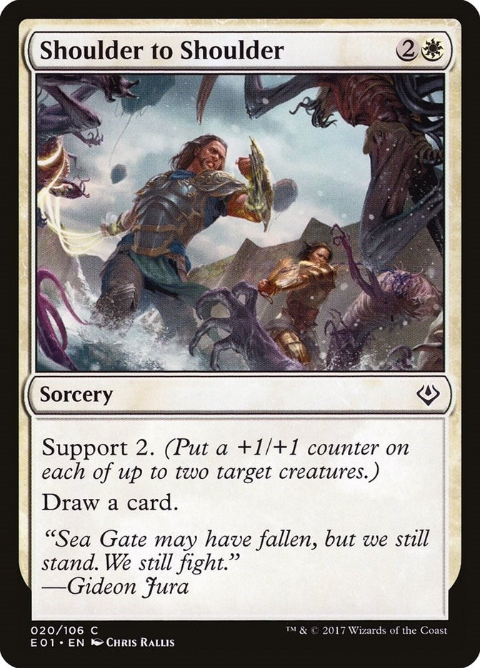 Image for Shoulder to Shoulder (Archenemy: Nicol Bolas) (20) - Magic: The Gathering