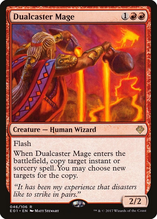 Image for Dualcaster Mage (Archenemy: Nicol Bolas) (46) - Magic: The Gathering