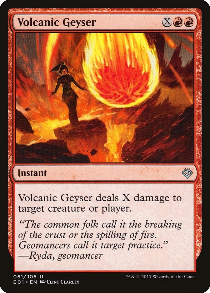 Image for Volcanic Geyser (Archenemy: Nicol Bolas) (61) - Magic: The Gathering