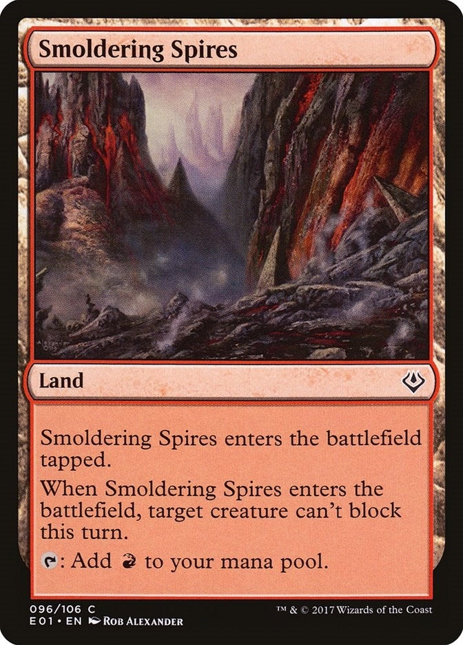Image for Smoldering Spires (Archenemy: Nicol Bolas) (96) - Magic: The Gathering