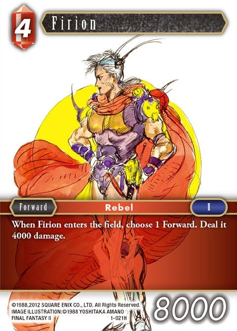 Image for Firion (Hero) (Opus I) (1-021H) - Final Fantasy TCG