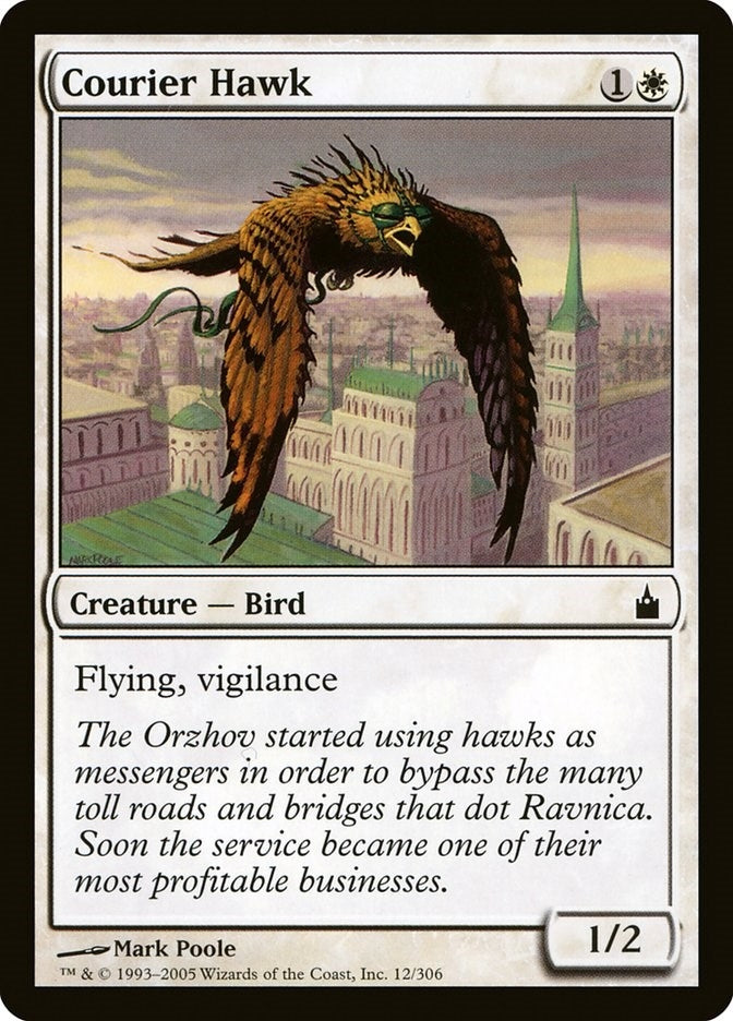 Image for Courier Hawk (Ravnica: City of Guilds) (12) - Magic: The Gathering