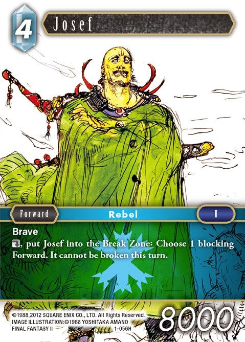 Image for Josef (Opus I) (1-056H) - Final Fantasy TCG
