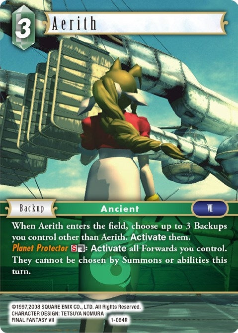 Image for Aerith (Rare) (Opus I) (1-064R) - Final Fantasy TCG