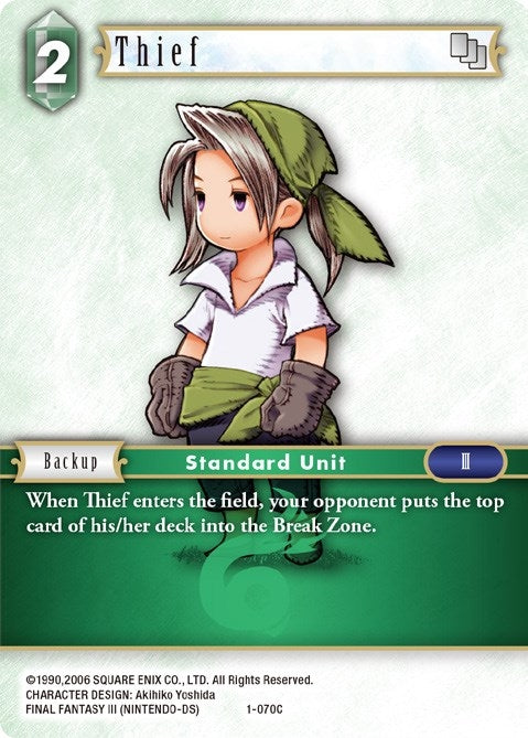 Image for Thief (Luneth) (Opus I) (1-070C) - Final Fantasy TCG