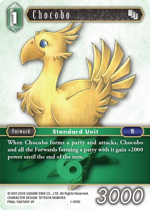 Image for Chocobo - 1-076C (Opus I) (1-076C) - Final Fantasy TCG