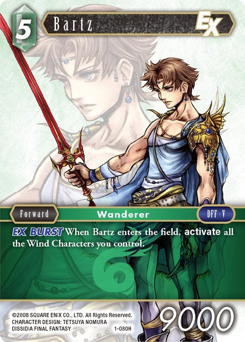 Image for Bartz EX (Opus I) (1-080H) - Final Fantasy TCG