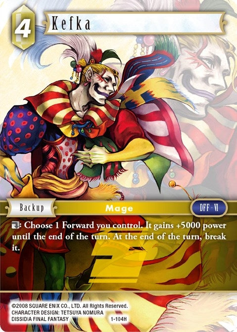 Image for Kefka (Opus I) (1-104H) - Final Fantasy TCG
