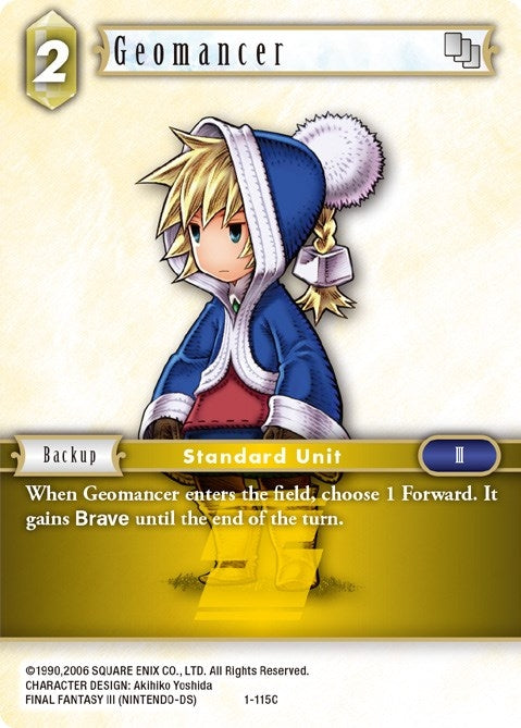 Image for Geomancer (Ingus) (Opus I) (1-115C) - Final Fantasy TCG