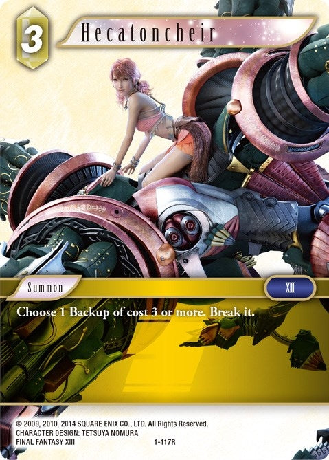 Image for Hecatoncheir (Opus I) (1-117R) - Final Fantasy TCG