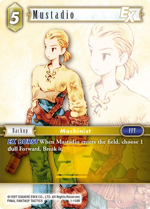 Image for Mustadio (Opus I) (1-118R) - Final Fantasy TCG