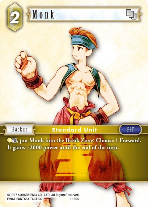Image for Monk (Male Unit) (Opus I) (1-120C) - Final Fantasy TCG
