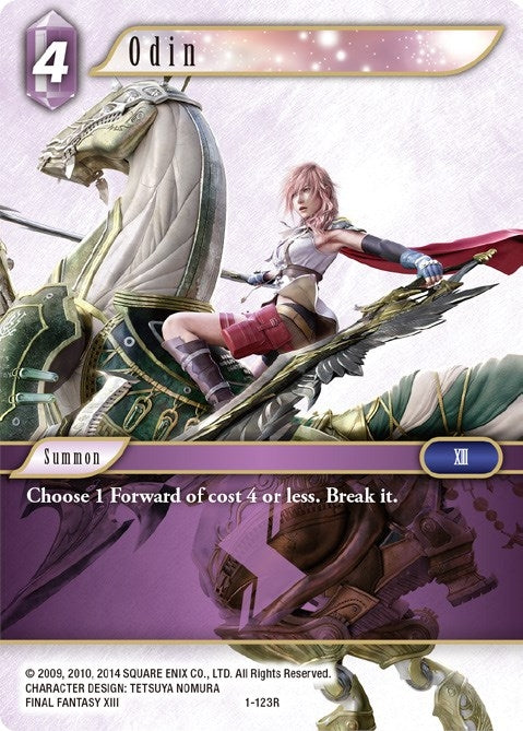 Image for Odin (Opus I) (1-123R) - Final Fantasy TCG
