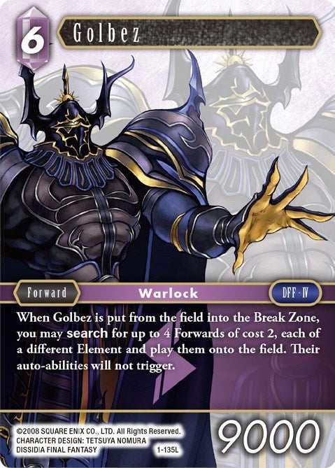 Image for Golbez (Opus I) (1-135L) - Final Fantasy TCG