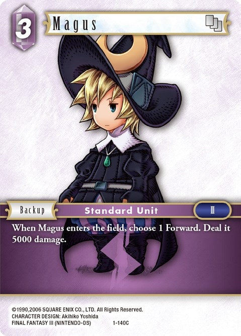 Image for Magus (Ingus) (Opus I) (1-140C) - Final Fantasy TCG