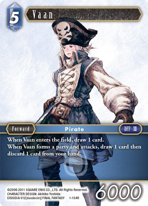 Image for Vaan (Rare) (Opus I) (1-154R) - Final Fantasy TCG