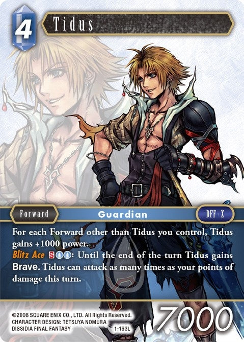 Image for Tidus (Legend) (Opus I) (1-163L) - Final Fantasy TCG