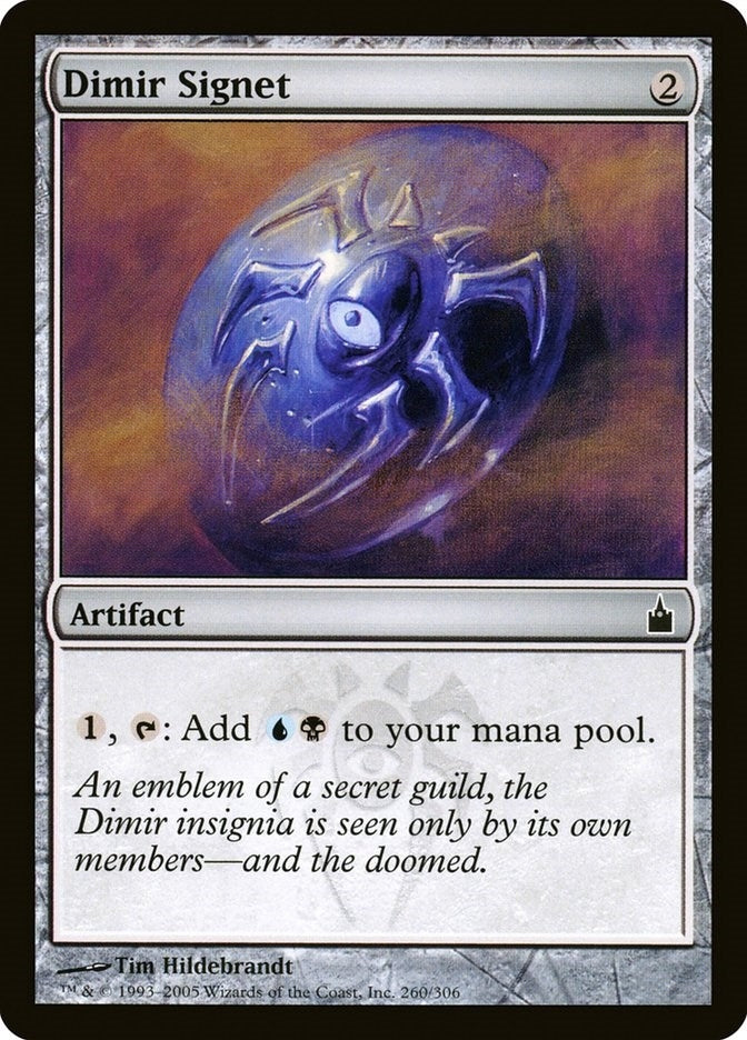 Image for Dimir Signet (Ravnica: City of Guilds) (260) - Magic: The Gathering