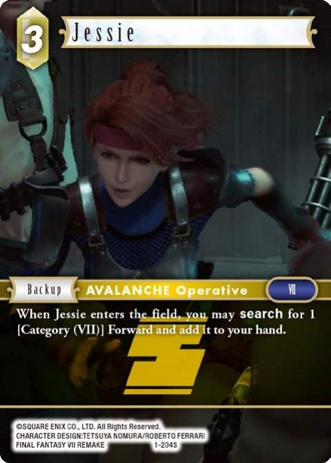 Image for Jessie (Opus I) (1-204S) - Final Fantasy TCG