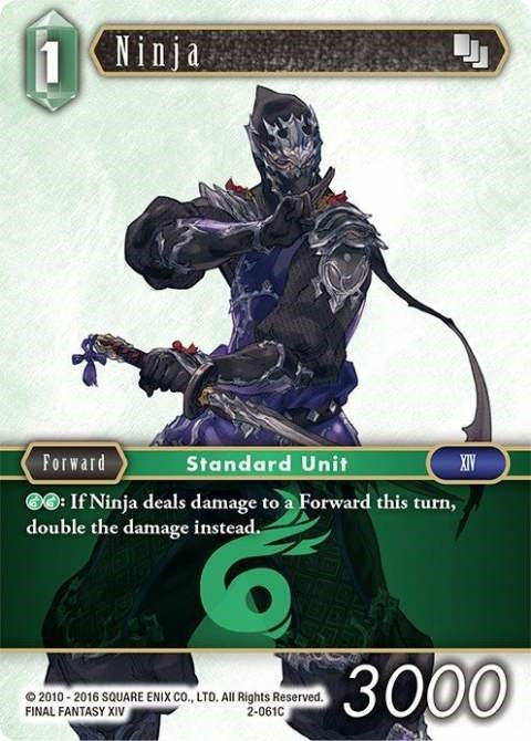 Image for Ninja (Opus II) (2-061C) - Final Fantasy TCG