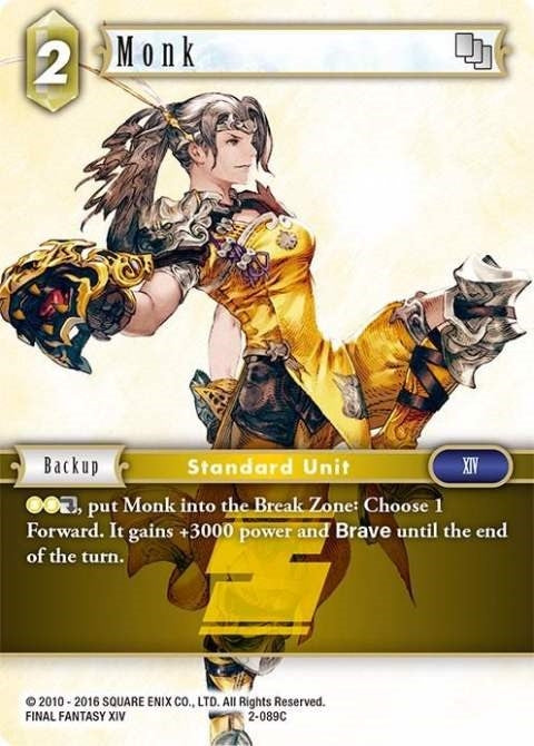 Image for Monk (Opus II) (2-089C) - Final Fantasy TCG