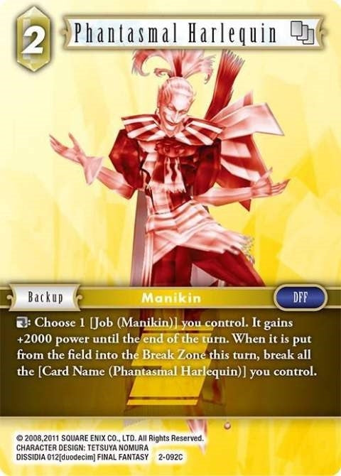 Image for Phantasmal Harlequin (Opus II) (2-092C) - Final Fantasy TCG