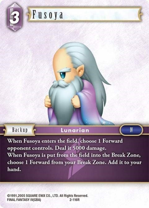 Image for Fusoya (Rare) (Opus II) (2-116R) - Final Fantasy TCG