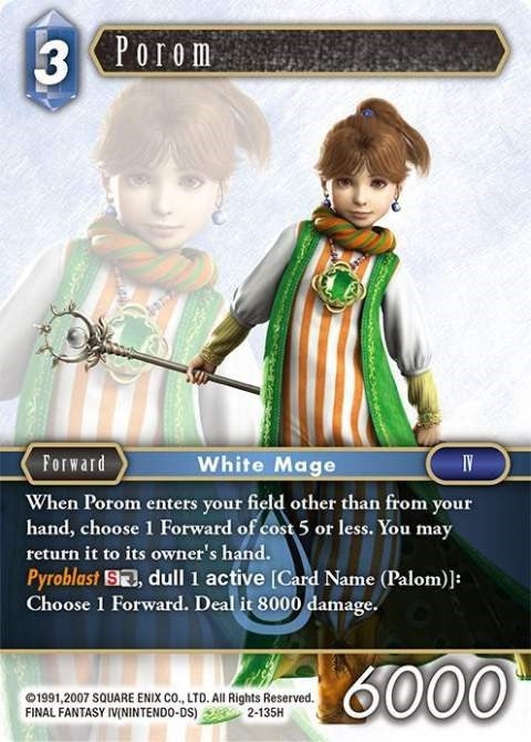 Image for Porom (Hero) (Opus II) (2-135H) - Final Fantasy TCG