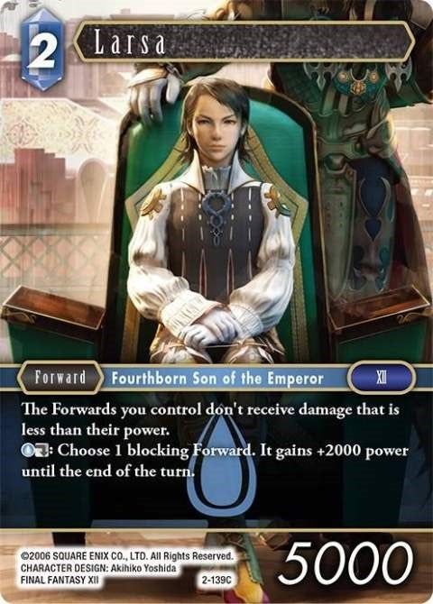 Image for Larsa (Opus II) (2-139C) - Final Fantasy TCG