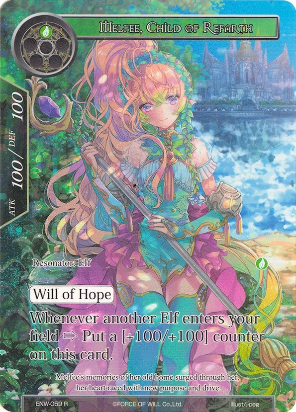 Image for Melfee, Child of Refarth (Full Art) (Echoes of the New World) (ENW-059) - Force of Will
