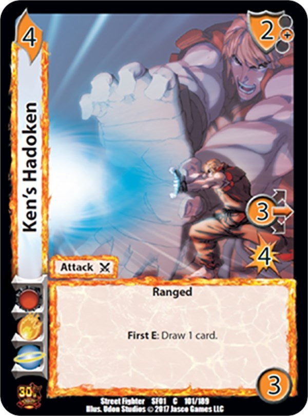 Image for Ken's Hadoken (Street Fighter CCG) (101) - UniVersus