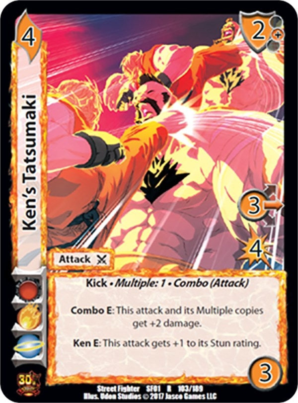 Image for Ken's Tatsumaki (Street Fighter CCG) (103) - UniVersus