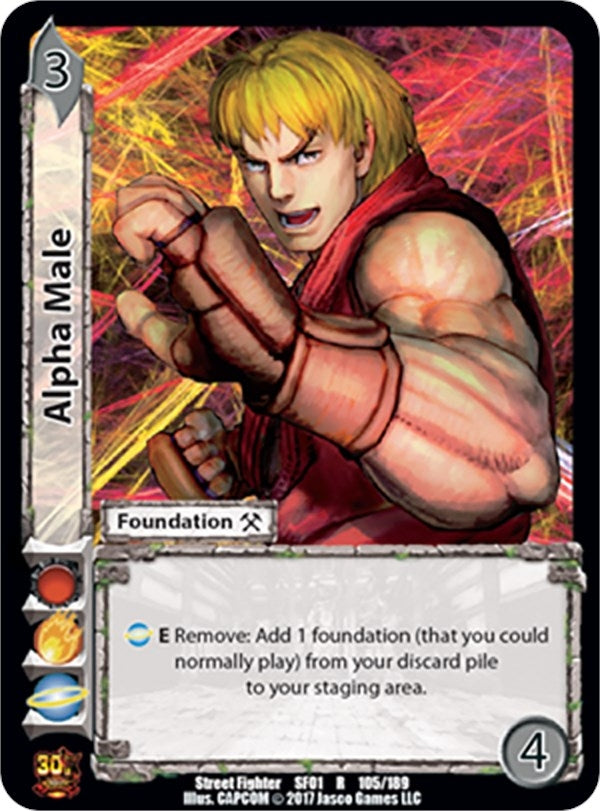Image for Alpha Male (Street Fighter CCG) (105) - UniVersus