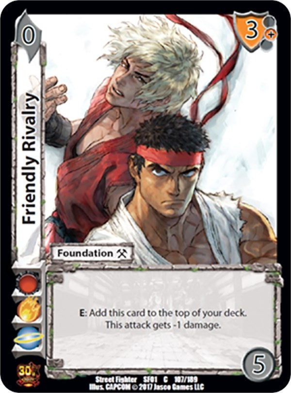 Image for Friendly Rivalry (Street Fighter CCG) (107) - UniVersus
