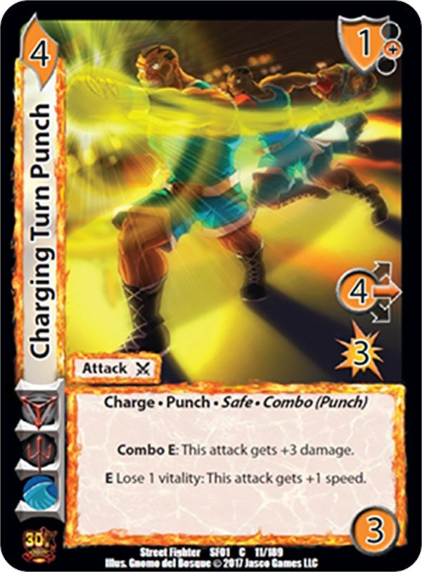 Image for Charging Turn Punch (Street Fighter CCG) (11) - UniVersus