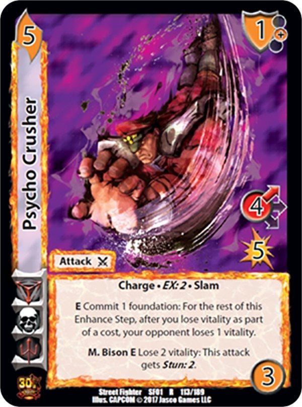 Image for Psycho Crusher (Street Fighter CCG) (113) - UniVersus