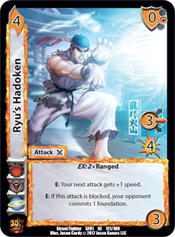 Image for Ryu's Hadoken (Street Fighter CCG) (121) - UniVersus