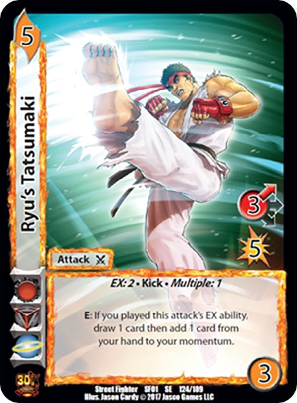 Image for Ryu's Tatsumaki (Street Fighter CCG) (124) - UniVersus