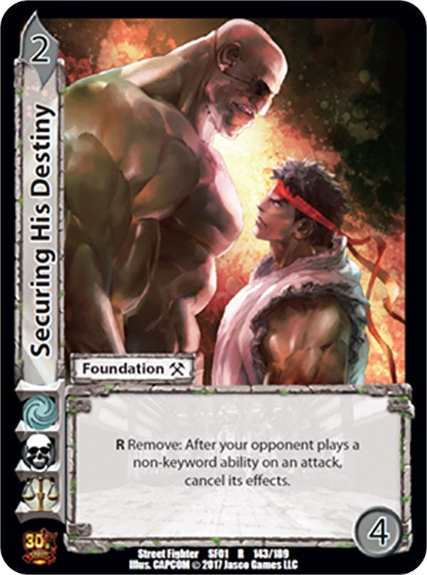 Image for Securing His Destiny (Street Fighter CCG) (143) - UniVersus