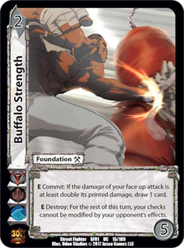 Image for Buffalo Strength (Street Fighter CCG) (15) - UniVersus
