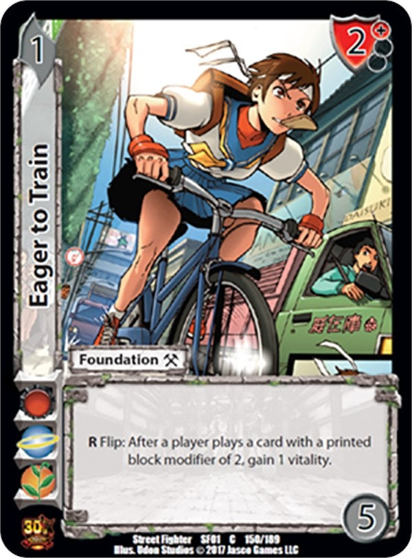 Image for Eager to Train (Street Fighter CCG) (150) - UniVersus