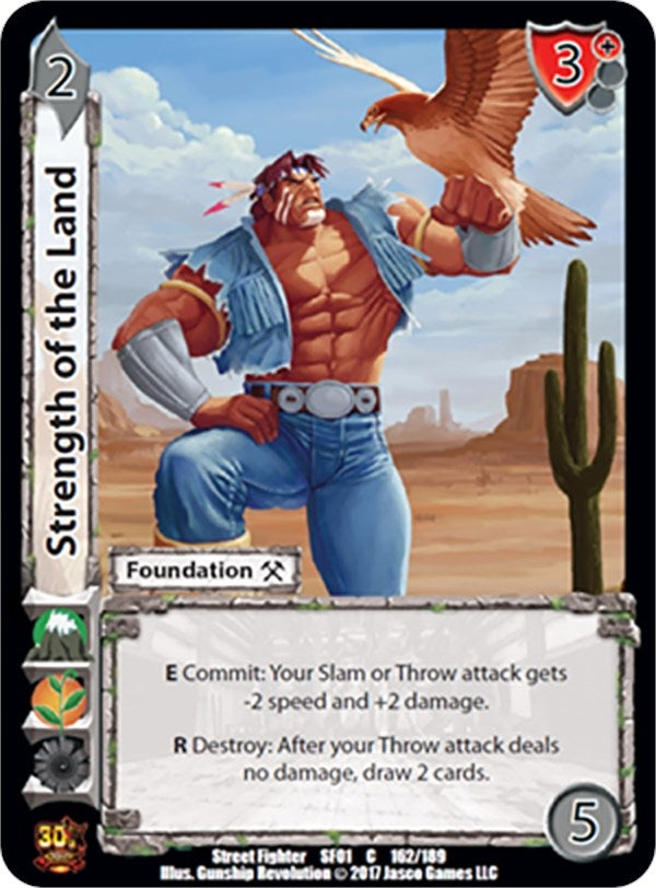 Image for Strength of the Land (Street Fighter CCG) (162) - UniVersus