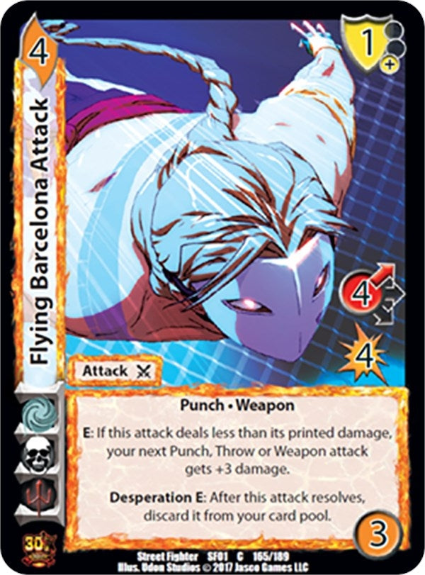 Image for Flying Barcelona Attack (Street Fighter CCG) (165) - UniVersus