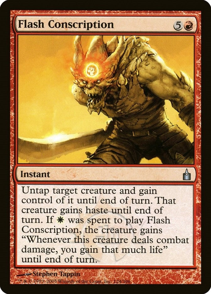 Image for Flash Conscription (Ravnica: City of Guilds) (124) - Magic: The Gathering