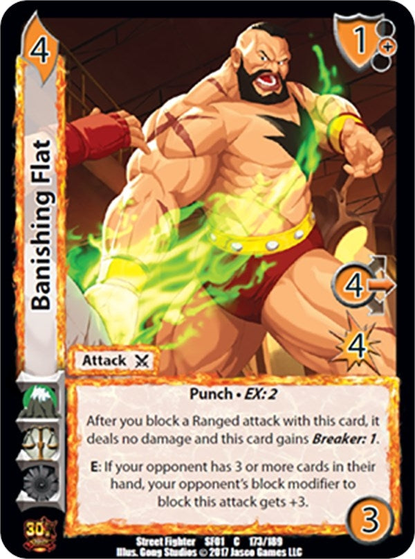 Image for Banishing Flat (Street Fighter CCG) (173) - UniVersus