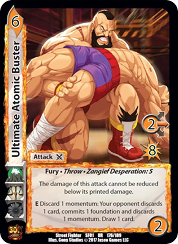 Image for Ultimate Atomic Buster (Street Fighter CCG) (176) - UniVersus