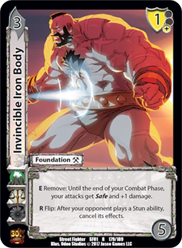 Image for Invincible Iron Body (Street Fighter CCG) (179) - UniVersus