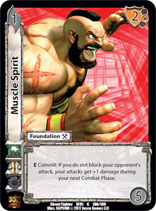 Image for Muscle Spirit (Street Fighter CCG) (180) - UniVersus