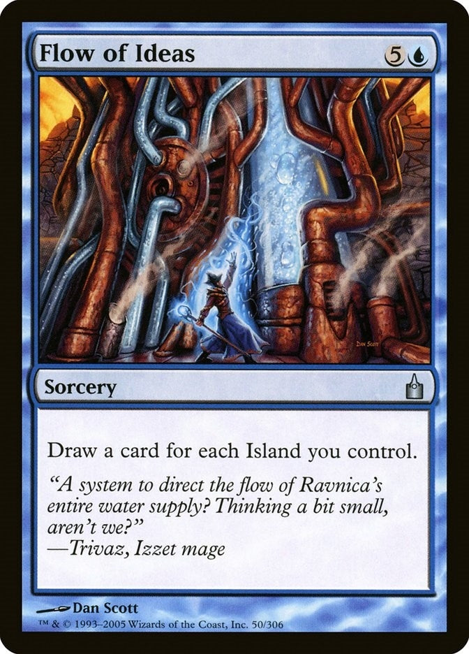 Image for Flow of Ideas (Ravnica: City of Guilds) (50) - Magic: The Gathering