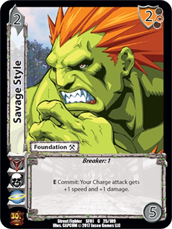 Image for Savage Style (Street Fighter CCG) (25) - UniVersus